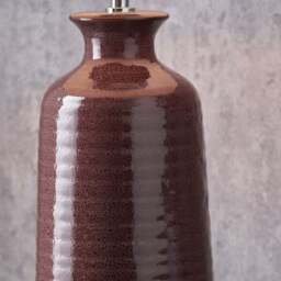 Pacific Lifestyle Helka Ribbed Reactive Glaze Table Lamp - thumbnail 3