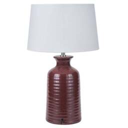 Pacific Lifestyle Helka Ribbed Reactive Glaze Table Lamp - thumbnail 5