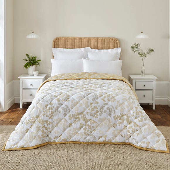 Dorma Daylesford Yellow 100% Cotton Bedspread - image 1