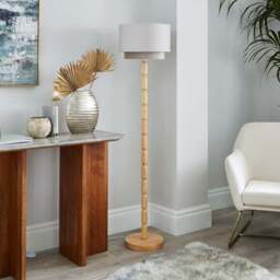 Ticking Stripe Two Tier Lamp Shade - thumbnail 3