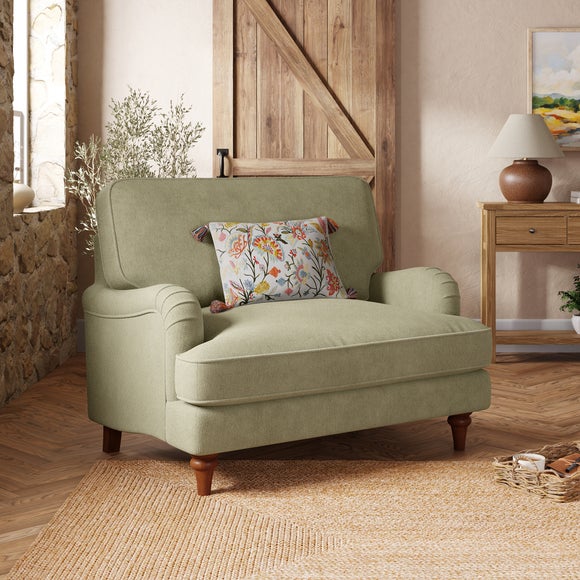 Beatrice II Soft Tonal Chenille Snuggle Chair - image 1