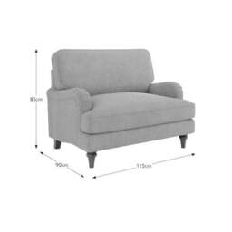 Beatrice II Soft Tonal Chenille Snuggle Chair - thumbnail 6