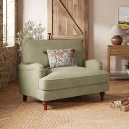 Beatrice II Soft Tonal Chenille Snuggle Chair - thumbnail 1