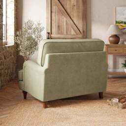 Beatrice II Soft Tonal Chenille Snuggle Chair - thumbnail 2
