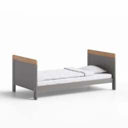 Little Acorns Classic Oak Effect Cot Bed - thumbnail 4