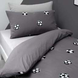 Tufted Football Duvet Cover & Pillowcase Set - thumbnail 3