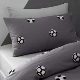 Tufted Football Duvet Cover & Pillowcase Set - thumbnail 2