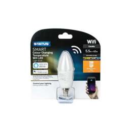 Status SMART 5.5W SES Temperature Change Pearl Candle Bulb - thumbnail 2