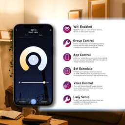 Status SMART 5.5W SES Temperature Change Pearl Candle Bulb - thumbnail 5