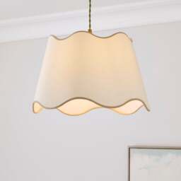 Scalloped Edge Easy Fit Lamp Shade - thumbnail 1