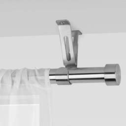 Pack of 3 Adjustable Ceiling Curtain Pole Brackets - thumbnail 3