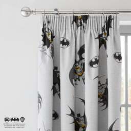 Batman Blackout Pencil Pleat Curtains - thumbnail 1