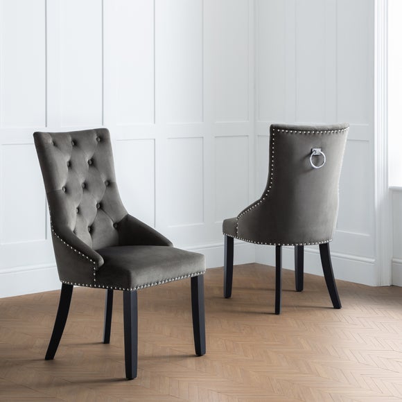 Veneto Set Of 2 Knockerback Dining Chairs - image 1