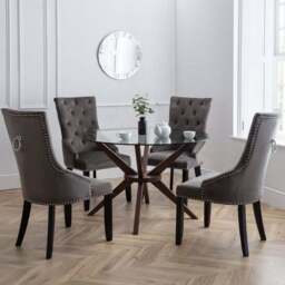 Veneto Set Of 2 Knockerback Dining Chairs - thumbnail 2