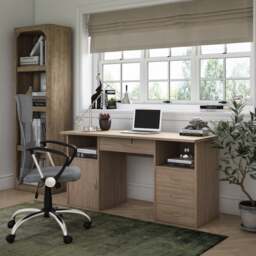 Orlando Office Chair Grey, Faux Leather - thumbnail 1