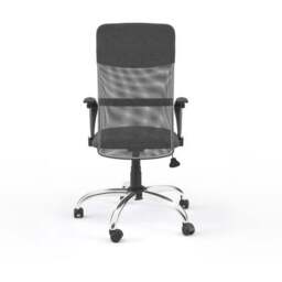 Orlando Office Chair Grey, Faux Leather - thumbnail 3