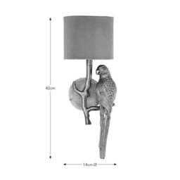 Gold Parrot Plug In Wall Light - thumbnail 5