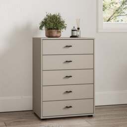 Wiemann Kahla Matt Small 5 Drawer Chest - thumbnail 1