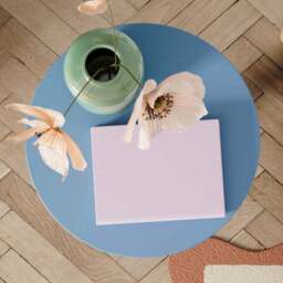 Fifi Twisted Wooden Base Side Table - thumbnail 2
