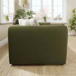 Blake Opulent Velvet Stripe Combo 3 Seater Sofa - thumbnail 3