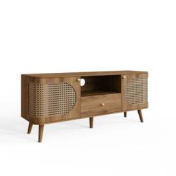 "Sorrel Wide TV Unit for TVs up to 55"", Wood Effect" - thumbnail 3