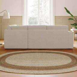 Abel Basketweave Corner Sofa - thumbnail 2