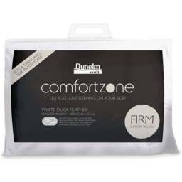 Comfortzone Duck Feather Side Sleeper Box Pillow - thumbnail 5