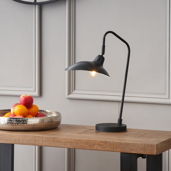 Toulon Matt Black Task Table Lamp - image 1