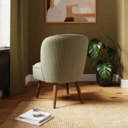 Elsie Bobble Chenille Cocktail Chair - thumbnail 2