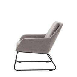 Floris Metal Frame Fabric Accent Chair - thumbnail 5