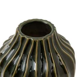 Organic Ribbed Ceramic Vase - thumbnail 4