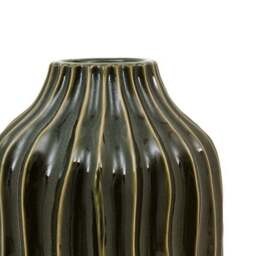 Organic Ribbed Ceramic Vase - thumbnail 3