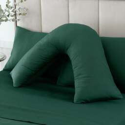 Hotel 230 Thread Count 100% Cotton Sateen V-Shape Pillowcase