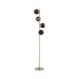 Kira 4 Light Tortoiseshell Floor Lamp - thumbnail 5