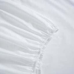 Dorma Crisp & Fresh 400 Thread Count Egyptian Cotton Percale Fitted Sheet - thumbnail 2