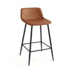 Jayden Counter Height Bar Stool, Faux Leather - thumbnail 6