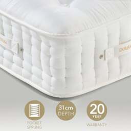 Dorma Natural 10000 Pocket Sprung Horsehair Mattress - thumbnail 1