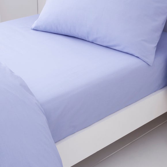 Set of 2 Pure Cotton Fitted Bed Sheets - image 1