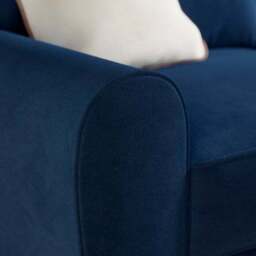 Layton Velvet Corner Trundle Sofa Bed - thumbnail 5