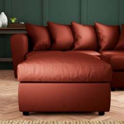 Blake Opulent Velvet Footstool - thumbnail 2