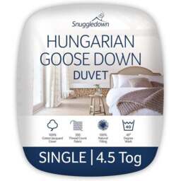 Snuggledown Retreat Hungarian Goose Down 4.5 Tog Summer Duvet - thumbnail 2