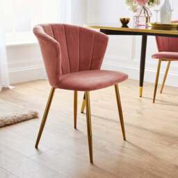 Kendall Dining Chair, Velvet - thumbnail 2