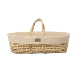 Clair De Lune Organic Moses Basket with Rocking Stand - thumbnail 5