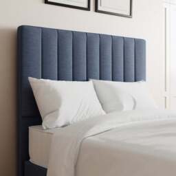 Luxury Linen Vertical Stripe Headboard - thumbnail 1