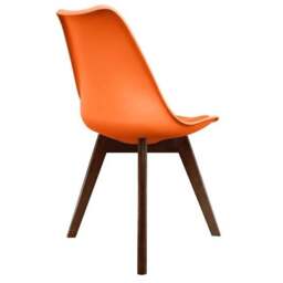 Fusion Living Soho Plastic Dining Chair with Squared Legs - thumbnail 5