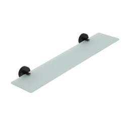 Epsom Flexi-FixTM Matt Black Glass Shelf - thumbnail 1