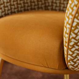 Bella Cut Geometric Cocktail Chair - thumbnail 4