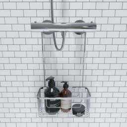 Rust-Free Hook Over Shower Caddy - thumbnail 4
