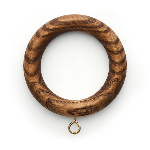 Pack of 6 Ashwood Curtain Rings - image 1