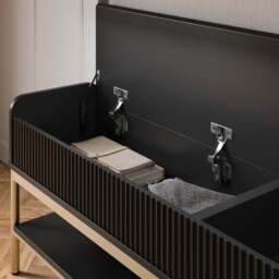 Georgi Wide Storage Bench - thumbnail 5